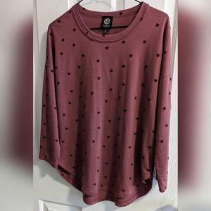 Bobeau Petite star pattern sweater Sz: LP